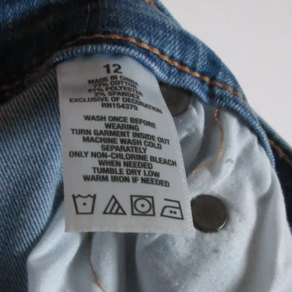 Aeropostale Womens Distress Ankle Jegging Blue Jeans Size 12 Pre-owned G… - Picture 7 of 8